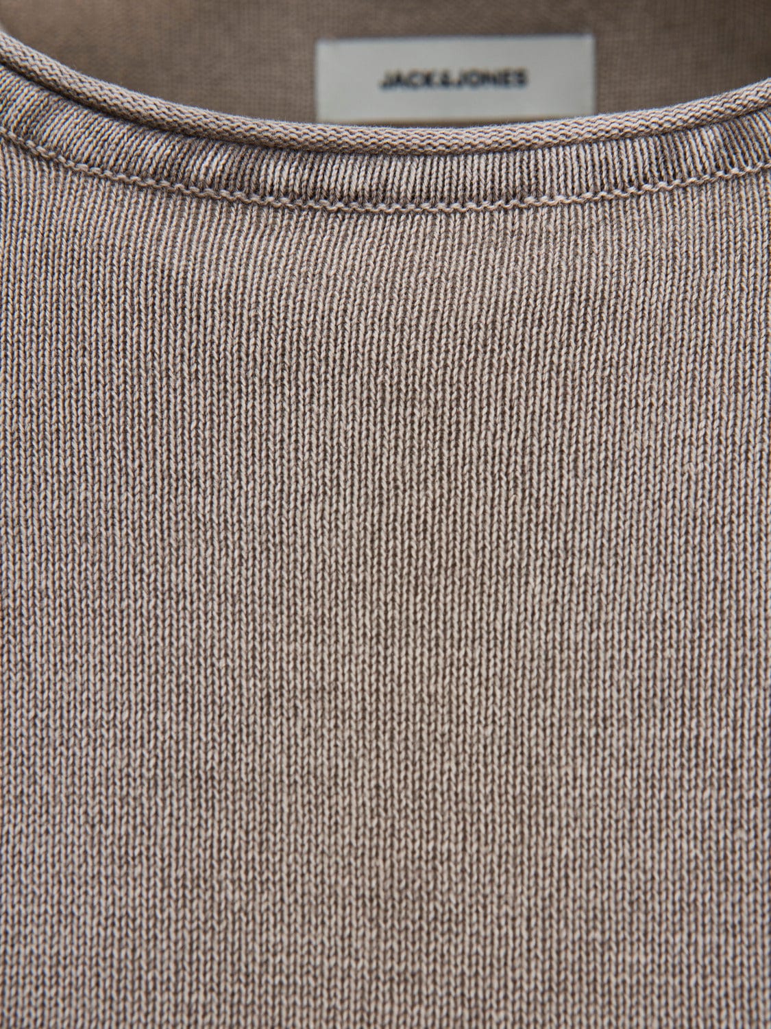 Jersey punto fino marrón - JJELEO